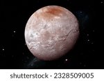 Pluto. Gorgeous planet of the solar system. The elements of this image furnished by NASA.