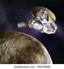 Pluto. New Horizon Mission. Elements Of This Image Furnished By NASA