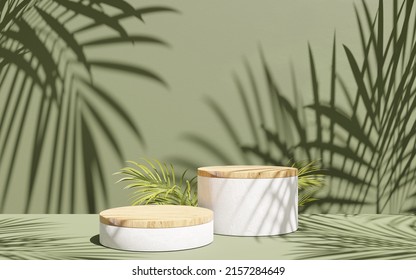 Podium Display For Product Presentation, 3d Render, 3D Illustration