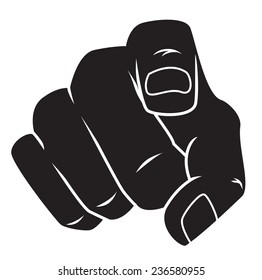 Pointing finger