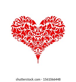 Poker playing card suit Hearts design shape single icon  Hearts suit deck playing card used for ace in Las Vegas royal casino  Single icon pattern isolated white  Ornament drawing pic for tattoo