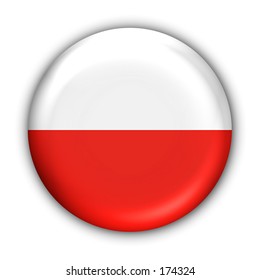 Poland Flag Button