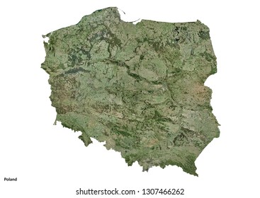 Poland Map 3d Illustration Stock Illustration 1307466262 | Shutterstock