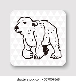 polar bear doodle