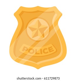 Cartoon Gold Police Badge Images, Stock Photos & Vectors | Shutterstock