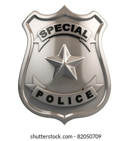 Police Badge Isolated