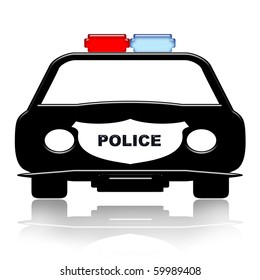 Police Car Stock Illustration 59989408 | Shutterstock