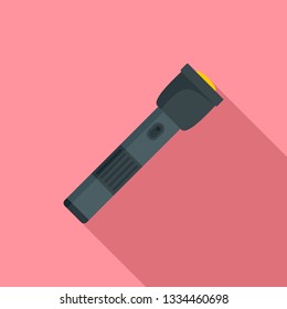 Police flashlight icon. Flat illustration of police flashlight icon for web design - Shutterstock ID 1334460698