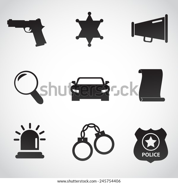 Police icon\
collection.