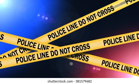 Crime Scene Do Not Cross Chalk Stock Vector (Royalty Free) 453970798