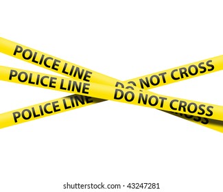 Police Line Tape Stock Illustration 43247281 | Shutterstock