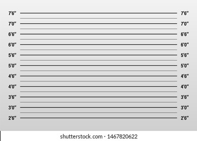 Mugshot Height Chart Images, Stock Photos & Vectors | Shutterstock