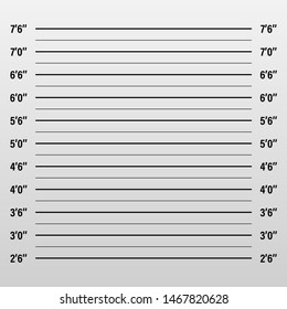 Police Lineup Mugshot Background Stock Illustration 1467820628