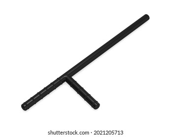 Police Rubber Baton 3d Rendering