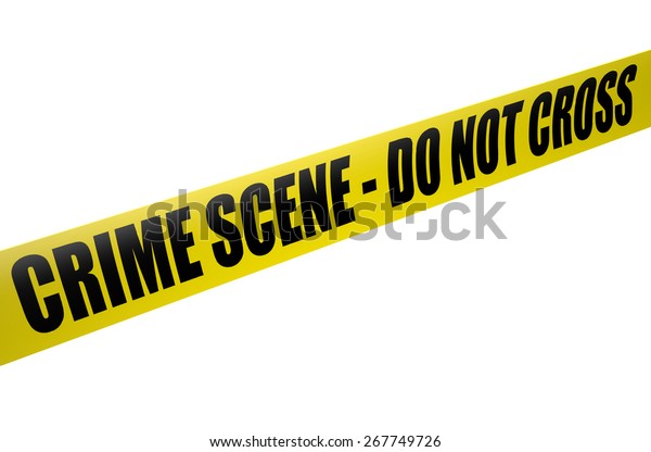 Police Tape Crime Scene Do Not Stock Illustration 267749726