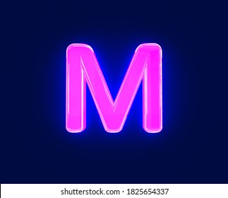 Neon Purple Letter M Hd Stock Images Shutterstock