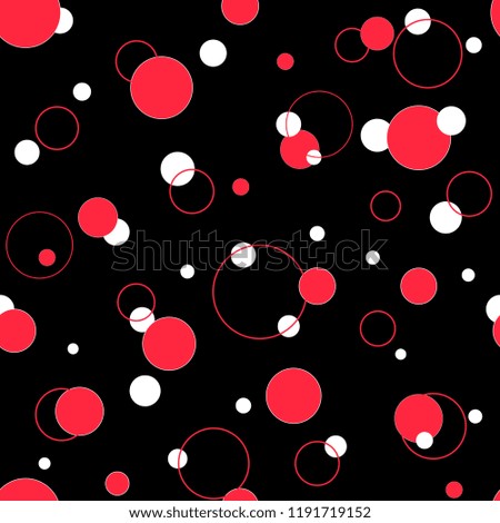 Polka dot abstract texture seamless pattern. Fashion graphic background design. Modern stylish abstract texture. Colorful template for prints, textiles, wrapping, wallpaper, etc. illustration