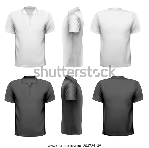 Polo Shirts Sample Text Space Stock Illustration 203724139