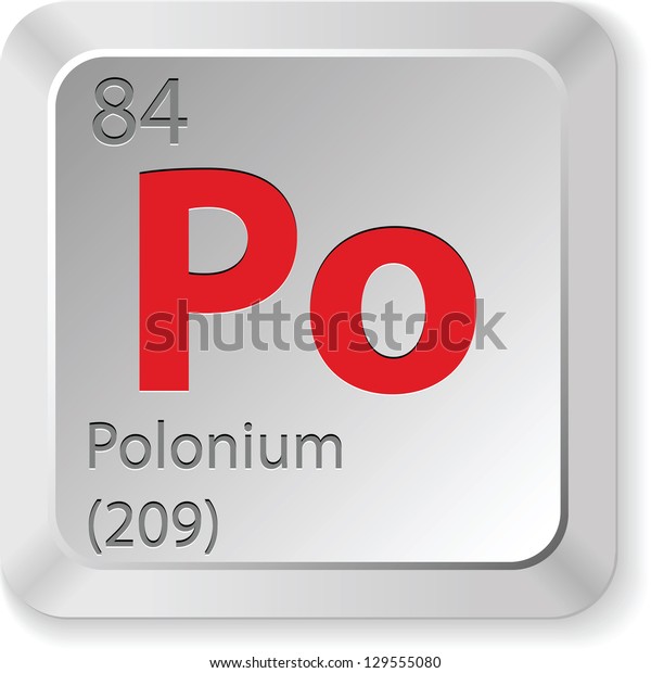 polonium element color