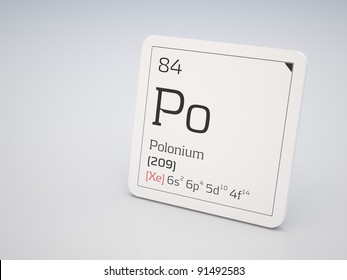 polonium element color