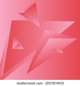 polygon  abstract colorful  hot pink  cinnabar gradient wallpaper background