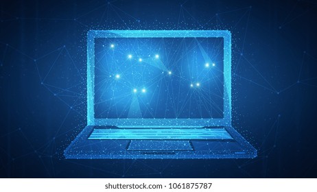 blue background laptop images stock photos vectors shutterstock https www shutterstock com image illustration polygon laptop blockchain technology peer network 1061875787