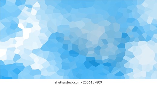 Polygonal Mosaic Background .Light gray and blue abstract mosaic seamless pattern. Vector crack background. Endless Crystal texture background. Ceramic tile fragments. - vector. 