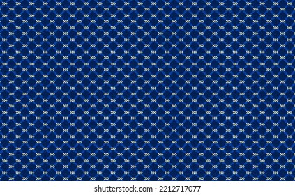 Polygonal Pattern Design In Gradation Of Blue. Used For Hotel Carpet. 3D Rendering.
