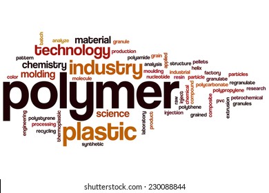 Polymer Word Cloud Concept