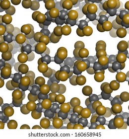 Polytetrafluoroethylene Ptfe Polymer Chemical Structure Detail Stock ...