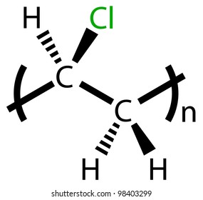 Polyvinyl Chloride (PVC) Structural Formula