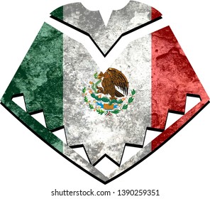 Poncho Flag Colors Mexico Stock Illustration 1390259351 | Shutterstock