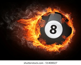8 Ball Fire Hd Stock Images Shutterstock