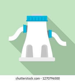 Pool Pump Icon. Flat Illustration Of Pool Pump Icon For Web Design