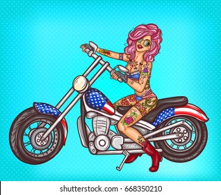 biker girl hot