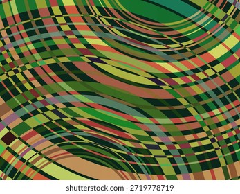 Pop geometric background of intersecting arches
