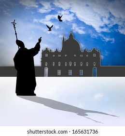 Pope Silhouette