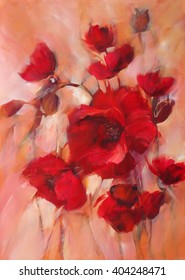 Poppy Oil Painting Images Stock Photos Vectors Shutterstock