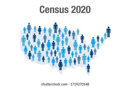 Population Map Of The United States For The 2020 Census