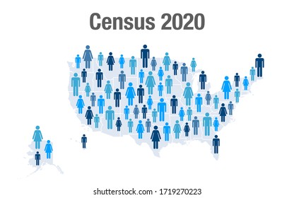 Population Map Of The United States For The 2020 Census