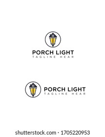 Porch Light Logo Template Illustration