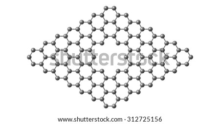 pore graphene which allotrope carbon form stock illustration carbon forms