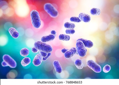 Porphyromonas gingivalis bacteria, 3D illustration. Anaerobic bacteria that cause periodontal disease, bacterial vaginosis, are probably associated with rheumatoid arthritis and esophageal cancer