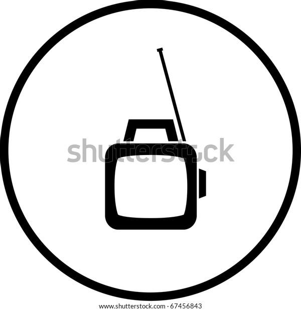 portable television\
symbol