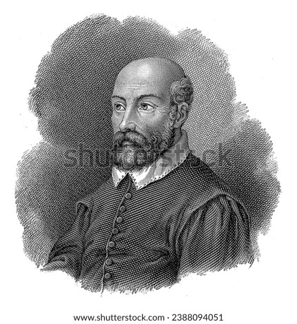 Portrait of Architect Andrea Palladio, Giovanni Ciani, after G. Bellio, c. 1820 Zdjęcia stock © 
