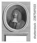 Portrait of Cajus Wilhad Stramer, Anthony van Zijlvelt, 1674 - 1695 Portrait of Cajus Wilhad Stramer, pastor and theologian in Bremen.