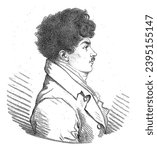 Portrait of Charles, Duke of Mecklenburg-Strelitz, Giovanni Vendramini, after Eduard Strahling, 1814 Below the portrait four lines of English text.