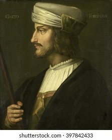 Portrait of Gaston de Foix, French Military Commander, Anonymous, 1600-1799, French oil painting. He was a French military commander during the War of the League of Cambrai from 1511 to 1512