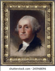 Portrait Of George Washington 1732-1899 By Thomas Sully. 1820.