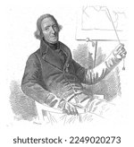 Portrait of Johannes ter Pelkwijk, Dirk Jurriaan Sluyter, after Jacobus Schoemaker Doyer, 1835 Portrait of the statesman, historian and writer of school books Johannes ter Pelkwijk.